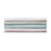 Giggle Baby - 2 Pack Organic large pram/Crib sheets To fit mattress: up to 95cm x 40cm. White.