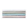 Giggle Baby - 2 Pack Organic large pram/Crib sheets To fit mattress: up to 95cm x 40cm. Sky Blue.