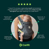 Carifit+ multi position baby/toddler baby carrier - Grey Marl