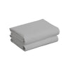 Two pack Cot Bed grey Jersey Fitted Sheets Grey 70x140cm