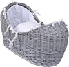 Grey wicker pod white dimple