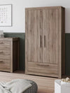 Ellesmere 2-door Wardrobe Truffle Oak