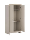 Celeste Wardrobe 2-door Cashmere/Gray ash