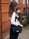 Finnson Frida Eco Stroller organiser with stroller clips- Black