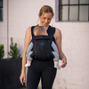 Carifit Core Carrier Leopard Black with a Free Carifit Wellbeing, Fitness and Parenting App Subscription
