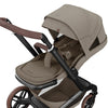 Maxi Cosi Fame 9 Piece Premium Travel System Twillic Truffle Brown Wheels