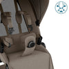Maxi Cosi Fame 9 Piece Premium Travel System Twillic Truffle Brown Wheels