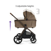 SilverCross Cove chassis/Seat Unit/Carrycot and Accessories Maple