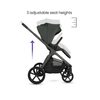 SilverCross Cove chassis/Seat Unit/Carrycot and Accessories Pewter
