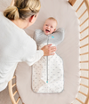 Love To Dream Swaddle Up Medium (13-19lbs) 1.5TOG Light Olive Mini Cloud