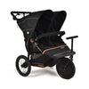 Nipper Double V6 Plus Pushchair Summit Black