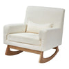 Gaia Serena Rocking/Feeding chair Chalk Boucle - Oak Legs