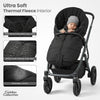 Cuddle Collection Caterpillar footmuff Black