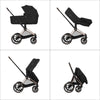 Cybex Priam Comfort Rosegold incl. Foldable Carry Cot Sepia Black/black