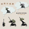 Stokke YOYO³ Pushchair Frame, Newborn Pack and 6+ Colour Pack Black/Olive