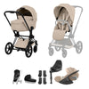 Cybex Priam 5 Comfort Travel System with Cloud T Plus & Base