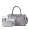Isoki - Iso double zip satchel light Grey