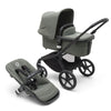 Bugaboo Fox 5 complete Black chassis/ Forest Green fabric