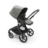 Bugaboo Fox 5 complete Black chassis/ Forest Green fabric